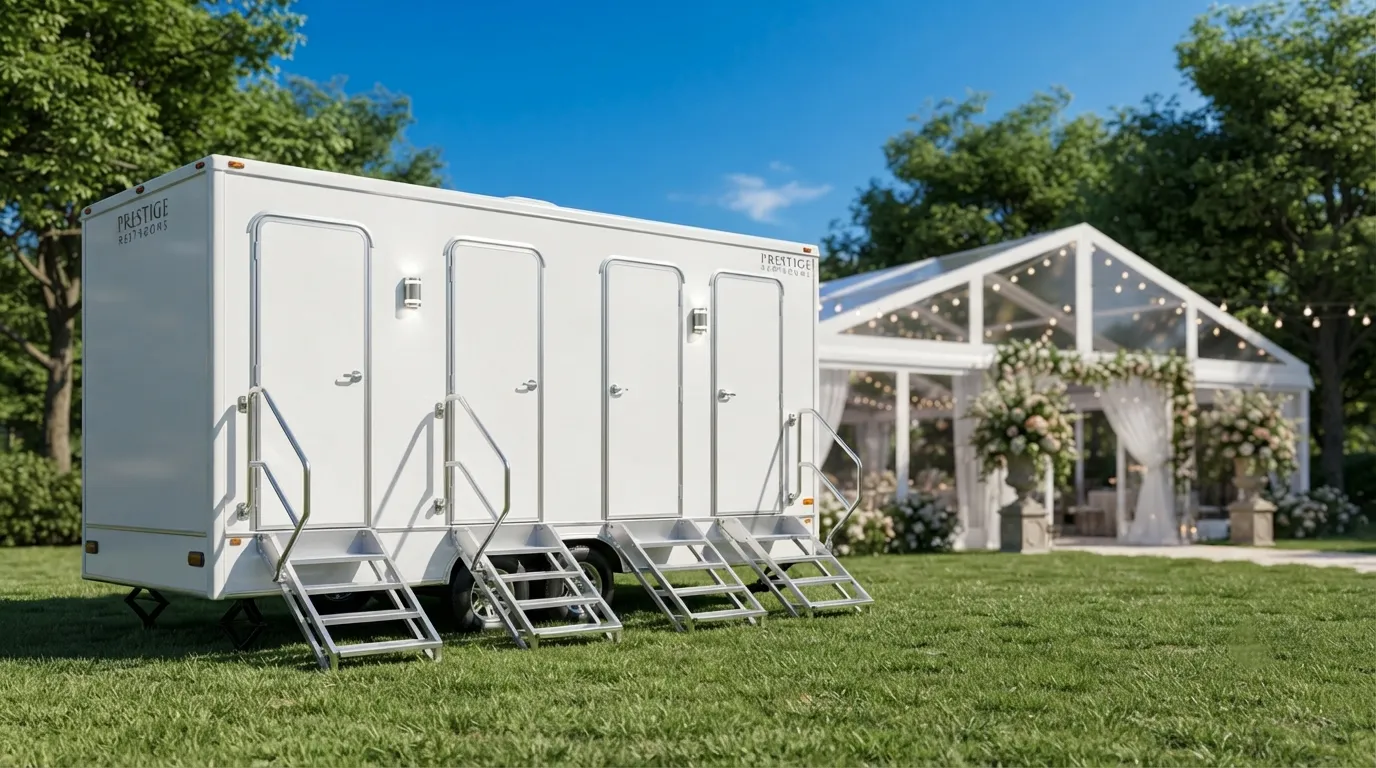 4 Stall Restroom Trailer in Lake Forest, CA